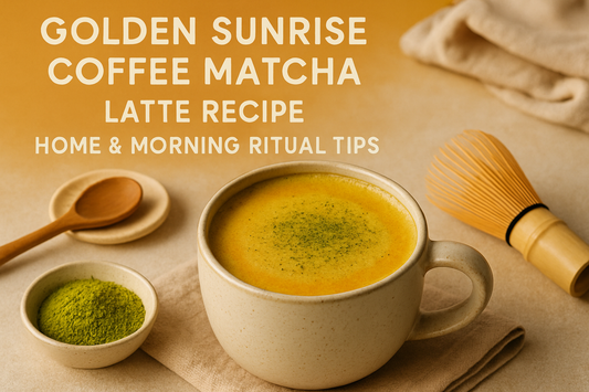 Golden Sunrise Coffee Matcha: Latte Recipe Home & Morning Ritual Tips